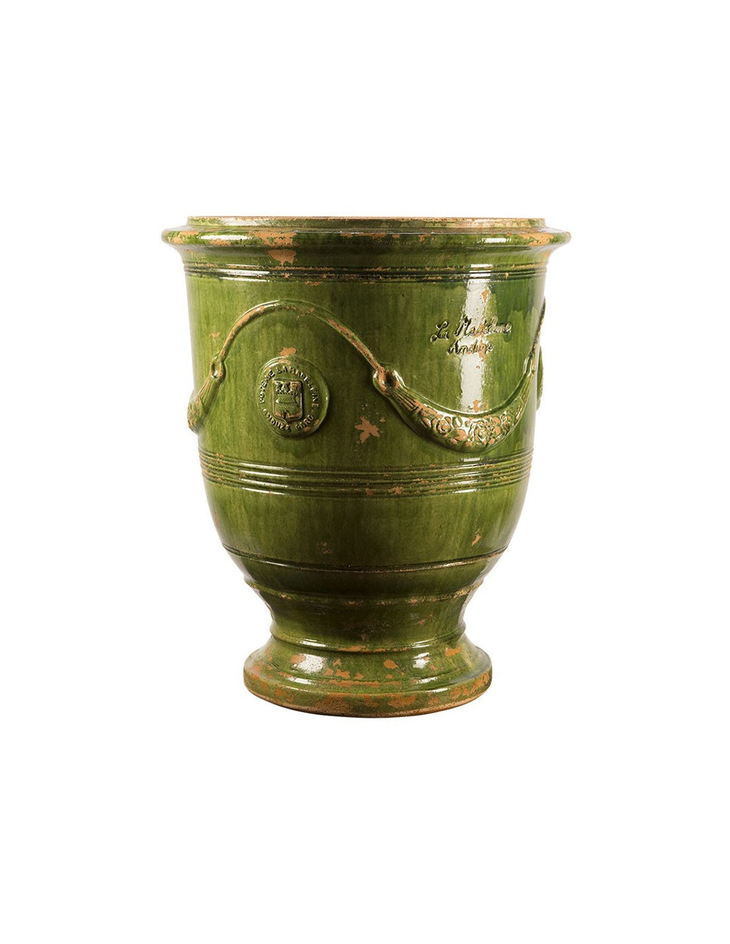 Traditionele Anduze pot -  Oud Groen